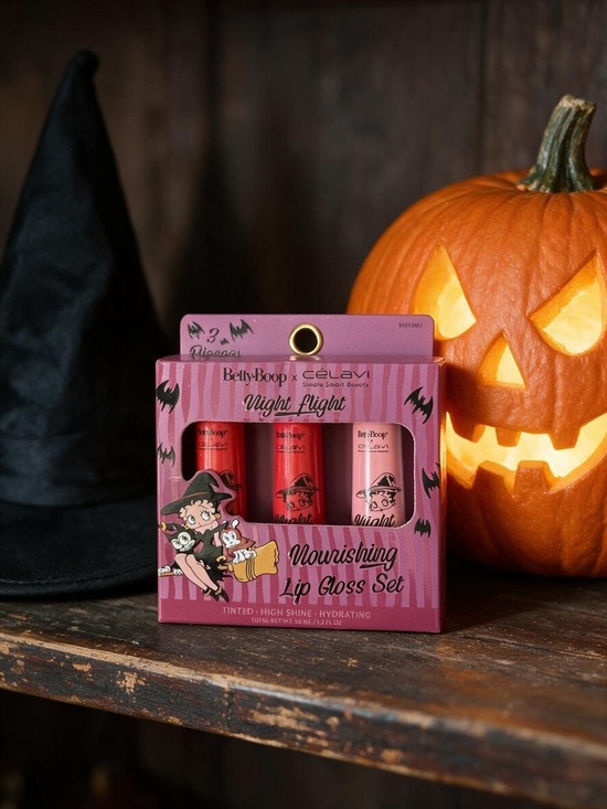 Celavi Other - Betty Boop x Célavi "Night Flight" Collab Nourishing Lip Gloss Set-
